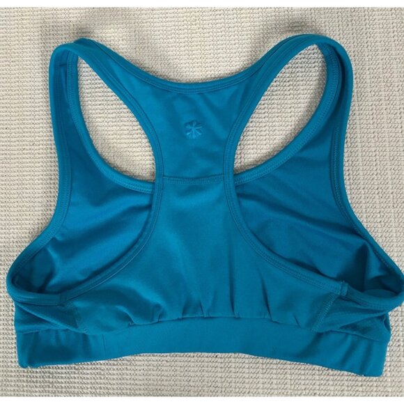 Old Navy Womens Sports Bra Size S Blue Wireless Unpadded Racerback Pull On - Picture 5 of 11